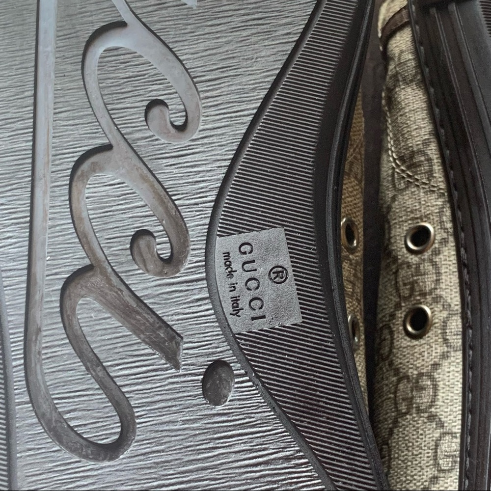 Men's Gg Supreme Canvas Lowtop Sneaker - Picture 9 of 9